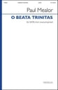 O Beata Trinitas SATB choral sheet music cover